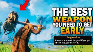 The BEST Weapon You NEED To Get Early In Valheim  Valheim Tips and Tricks [upl. by Ityak]