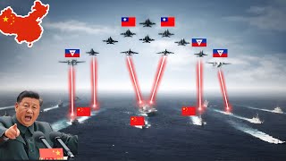 Sea War Begins Philippines and Taiwan Destroy Chinese Aircraft Carrier on Border  Arma 3 Milsim [upl. by Eceinart]