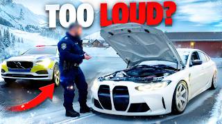 Police VS 2x BMW M3  Arctic Roadtrip 2025 [upl. by Tallula567]