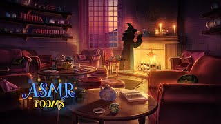 Divination Classroom Ambience  Harry Potter Inspired ASMR  Magical tea room Fireplace 1 hour [upl. by Arodasi]