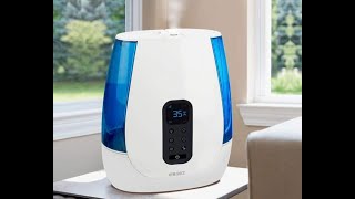 HoMedics Total Comfort Ultrasonic Humidifier Costco  HOW TO Unbox and Set up [upl. by Catina]