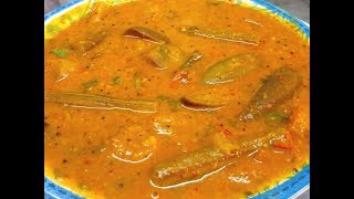 அரைச்சுவிட்ட சாம்பார்  arachuvitta sambar  coconut sambar recipe in tamil  side dish for idly [upl. by Navi]