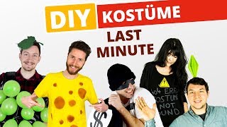 DIY 5 Last Minute Kostüme zum Selbermachen [upl. by Shaeffer]