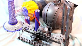 Dyson Ball Upright Multi Floor Animal  How To Clean amp Restore Suction [upl. by Lerak80]