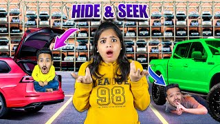 Hide amp Seek In BIGGEST PARKING LOT [upl. by Ileray18]