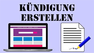 Kündigungsschreiben erstellen 📄 Tutorial Arbeitsvertrag kündigen  Verträge Kündigen Zeit [upl. by Ruenhs]