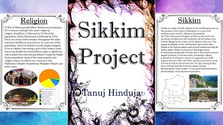 Sikkim Project  CBSE  Art Integrated Project [upl. by Lael]