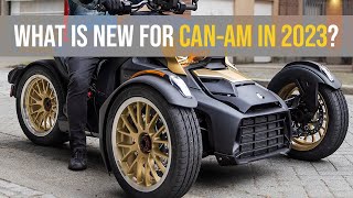 New 2023 CanAm RykerSpyder Lineup  My Honest Impressions [upl. by Deehan]