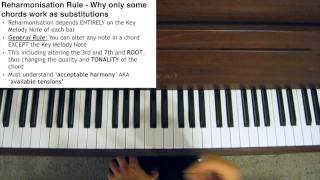 How to Turn any Song into a Jazz song  incl Reharmonization [upl. by Yelknirb715]