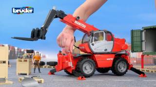 Bruder Toys MANITOU MRT 2150 02129 [upl. by Yenolem]