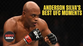 Anderson Silvas best UFC moments  ESPN MMA [upl. by Loydie742]