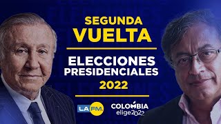 Elecciones presidenciales 2022 segunda vuelta en Colombia EN VIVO [upl. by Trout312]