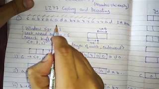 DCE LZ 77 Encoding and Decoding [upl. by Christyna]