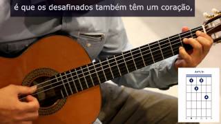 Como tocar quotDesafinadoquot de Tom Jobim  How to play quotDesafinadoquot [upl. by Eedissac]