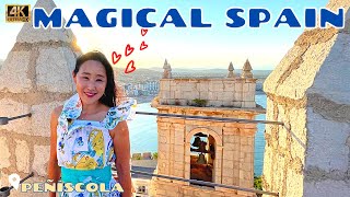 VALENCIA SPAINS MOST MAGICAL TOWN Peñíscola  Castellon Spain 4K  2021 [upl. by Caruso]