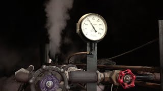 Modern Steam Locomotive  Design amp Build EP1 Boiler Steam Test [upl. by Cairistiona]