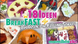 ⚡️Frühstück für Kita und Schule 🥯🥒  Schnelle und einfache Rezepte amp Ideen  Brotdose  mamiblock [upl. by Glovsky304]