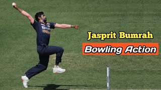 Jasprit Bumrah Bowling Action Slow Motion [upl. by Thgiwd]