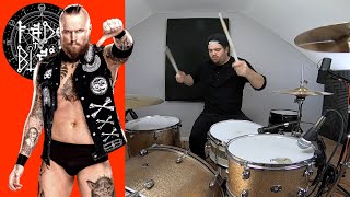 WWE Aleister Black Theme Song Root of All Evil Drum Cover [upl. by Pearson]