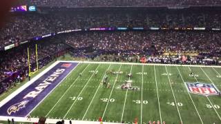 Jacoby Jones 108yard kickoff return Super Bowl 47 [upl. by Britney142]