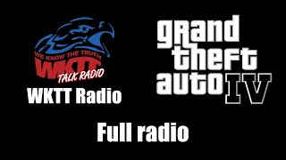 GTA IV GTA 4  WKTT Radio  Full radio [upl. by Yrrem251]