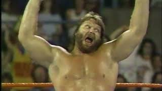 WWF Hacksaw vs Haku 1989 [upl. by Onimixam]