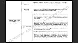 RESUMEN LEY DE IGUALDAD [upl. by Oringa]