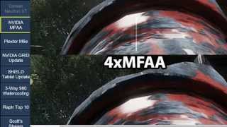 NVIDIA MultiFrame Sampled AntiAliasing MFAA Tested on GTX 980 [upl. by Kaz]