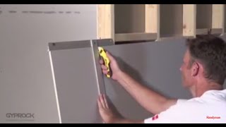 How to Install Gyprock Plasterboard Part 2 Measuring and Cutting [upl. by Northington]