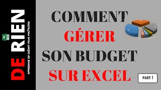 comment gérer un budget personnel sous excel part 1 [upl. by Worsham]