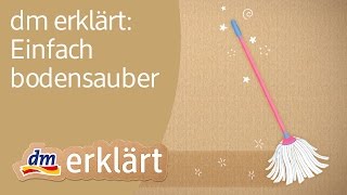 dm erklärt Einfach bodensauber [upl. by Flavian]