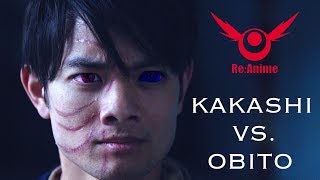 NARUTO KAKASHI VS OBITO FIGHT  REANIME [upl. by Nedah]