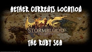 FFXIV Stormblood  Aether Currents  The Ruby Sea Visual Guide [upl. by Floro]