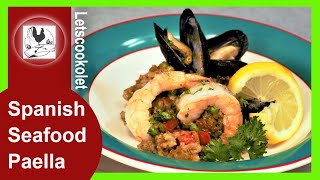 Paella Recipe  Spanish Style [upl. by Imelda877]