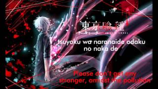 Tokyo Ghoul √A opening Eng lyrics  Munouincompetence by Österreich [upl. by Inahpit]