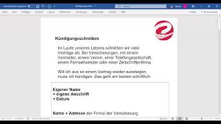 Kündigung schreiben  Leicht erklärt  Deutsch lernen  Online Deutschkurs  EloquaMUC Deutschschule [upl. by Gainor]