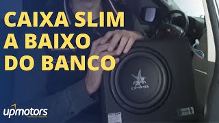 Instalando CAIXA SLIM abaixo do banco Toca muito [upl. by Anadroj573]