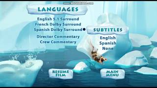 Ice Age The Meltdown 2006 DVD Menu Walkthrough [upl. by Eirised324]