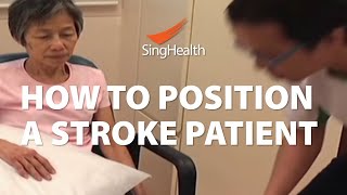 How To Position A Stroke Patient [upl. by Stickney]