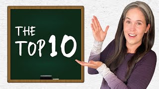 English Words – The Top 10 – Pronunciation Guide – Learn English American English [upl. by Carpenter931]