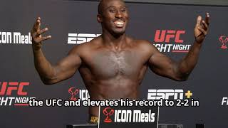 News Update  Tresean Gores Stunning 83Second Submission at UFC Fight Night 247 [upl. by Mosby]