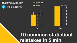 Ten Statistical Mistakes in 5 Min [upl. by Assirahc255]