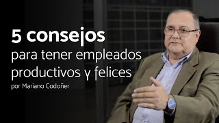 Estratek  5 consejos para tener empleados felices y productivos [upl. by Eecrad]