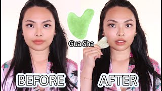 Gua Sha Facial Massage for A Slimmer Face [upl. by Sucam]