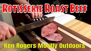 Rotisserie Roast Beef  Weber Kettle Rotisserie [upl. by Hako682]