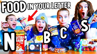 LAST TO EAT AND LEAVE with LETTER in you NAME Challenge By The Norris Nuts [upl. by Eceirehs]