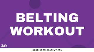 Daily Belting Exercises For Singers [upl. by Ahsila]