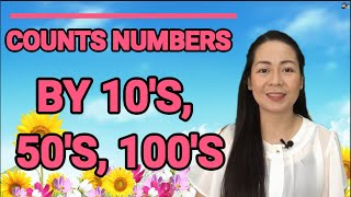 MATH 2  QUARTER 1 WEEK 2  MELCBASED  VISUALIZES AND COUNTS NUMBERS BY 10S 50S AND 100S [upl. by Inah]