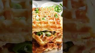 Mac and Cheese 🧀 Waffeln im OptiGrill von KochMalSchnell Hammer Snack USA like [upl. by Scarito]