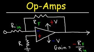 Operational Amplifiers  Inverting amp Non Inverting OpAmps [upl. by Kilroy]